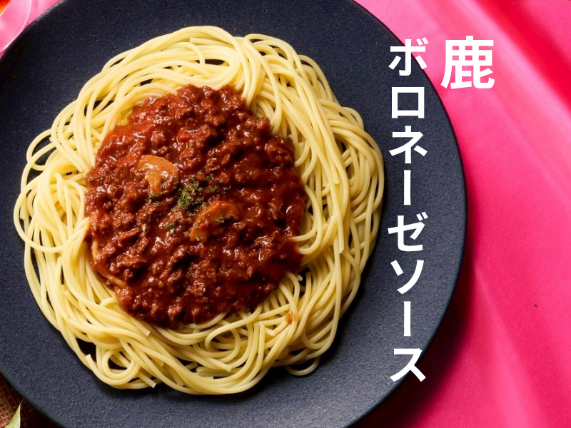 革新の鹿肉ボロネーゼ・パスタソース２食セット（レトルト）山梨県産ジビエ【常温便】